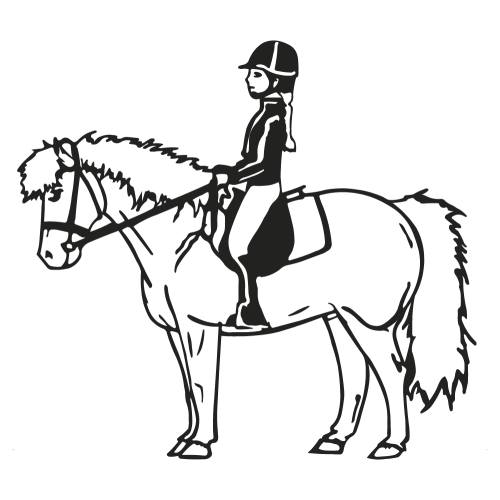 Sticker Chevaux