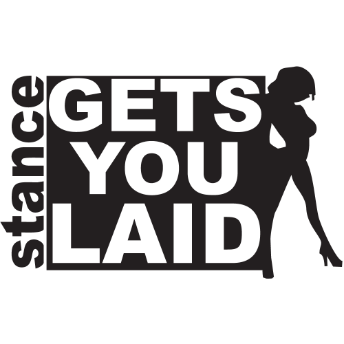 Sticker Jdm Stance Gets You Laids