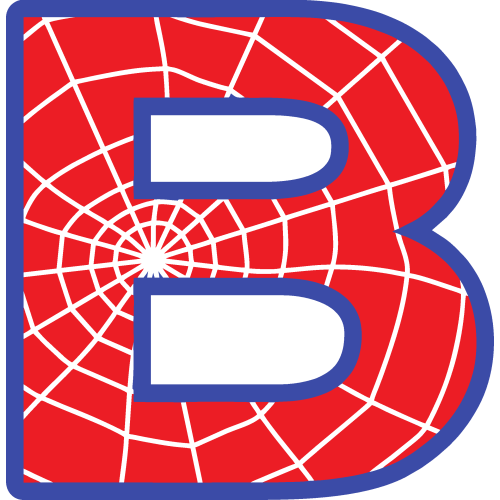 Sticker Lettrage Spider Man B