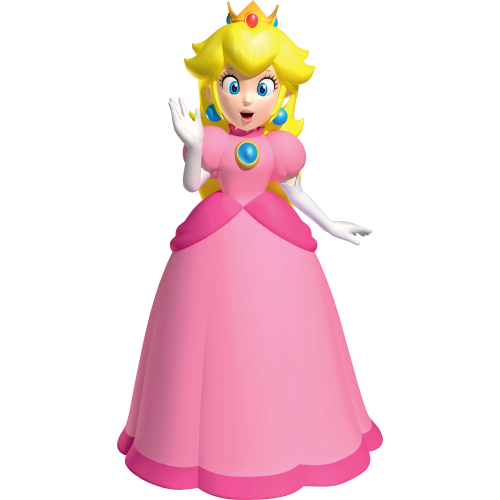 Autocollant Mario Peach