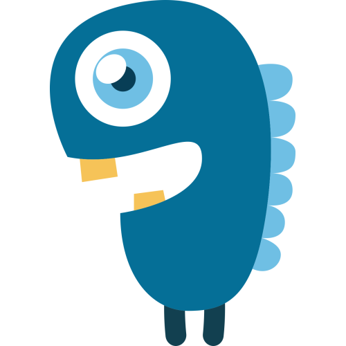 Autocollant Monstre Enfant