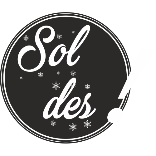 Autocollant Soldes Flocons 1