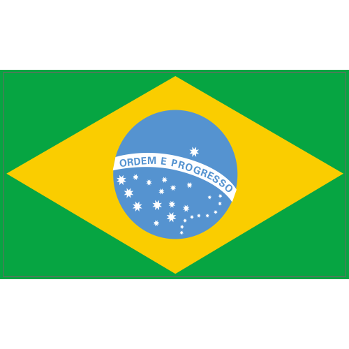 Autocollant Drapeau Bresil