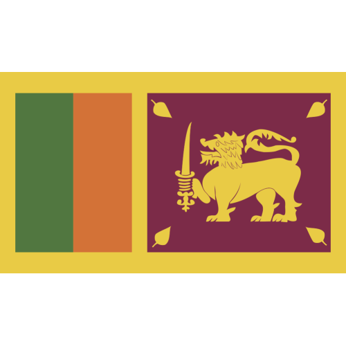 Autocollant Drapeau Sri Lanka