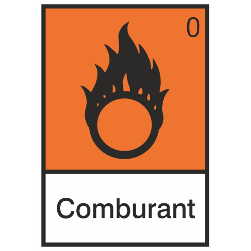 Autocollant Produit Dangereux Comburant