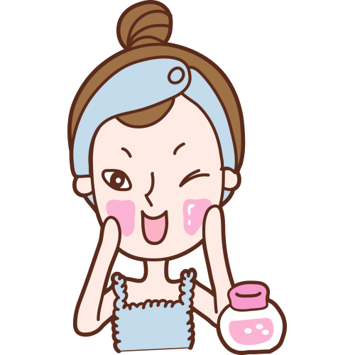 Autocollant Jeune Fille Beauté