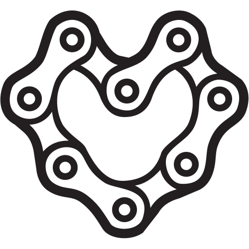 Sticker Jdm Coeur Chaines