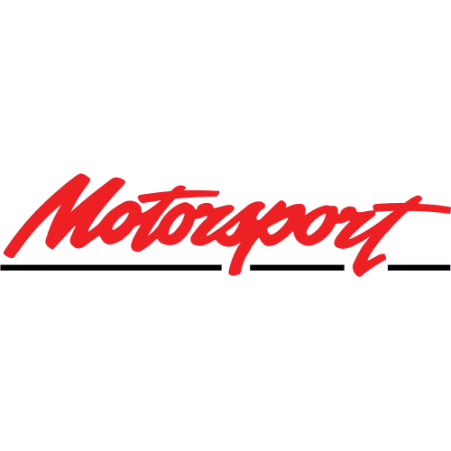 Autocollant Motorsport Trait Logo Rouge