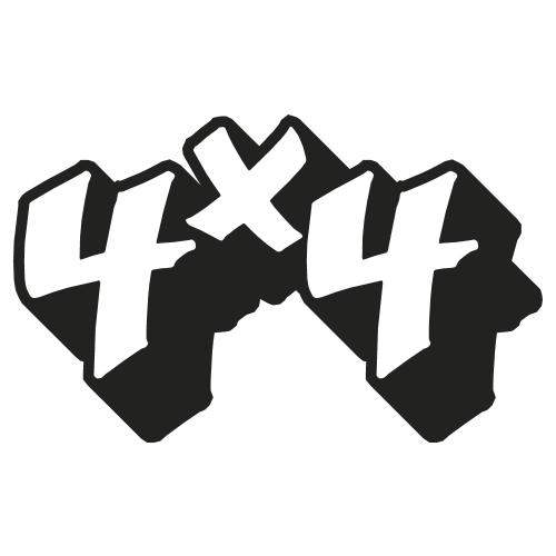 Sticker 4x4
