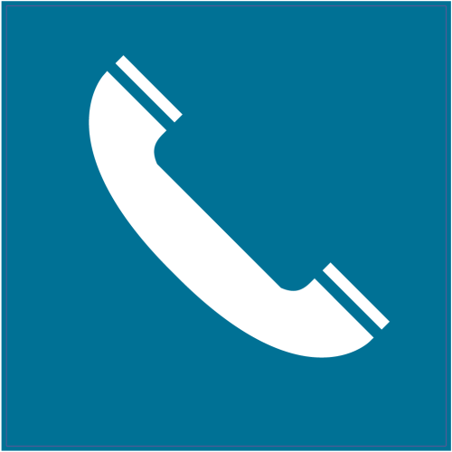 Autocollant Panneau Indication Téléphone