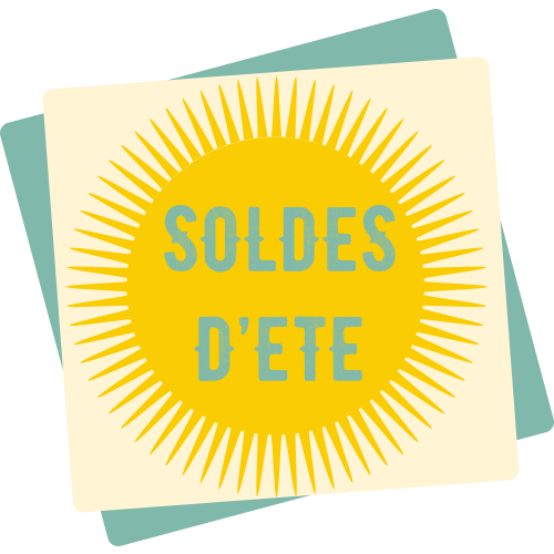 Autocollant Soldes D'été