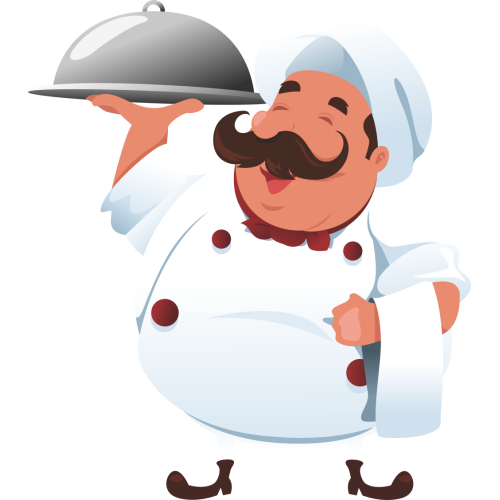 Autocollant Métier Commerçant Restaurateur