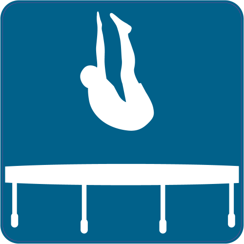 Autocollant Trampoline A