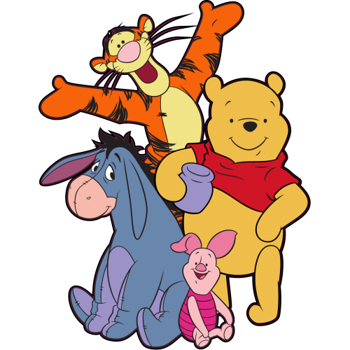 Autocollant Winnie Et Compagnie