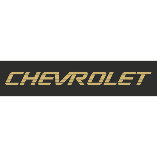 Autocollant Chevrolet Rectangle