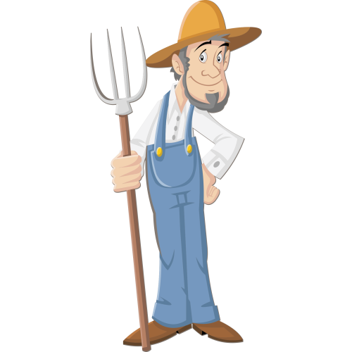 Autocollant Métier Fermier