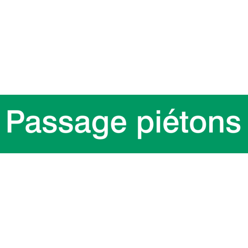 Autocollant Signalisation Passage Piétons
