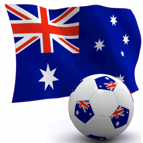 Autocollant Australie Foot