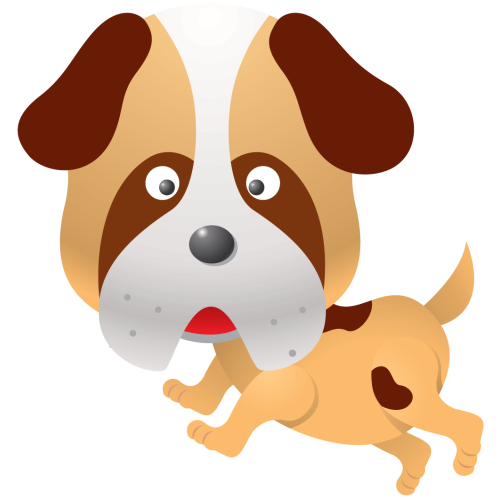 Autocollant Chien 4 Pour Enfants