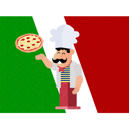 Autocollant Pizza Chef