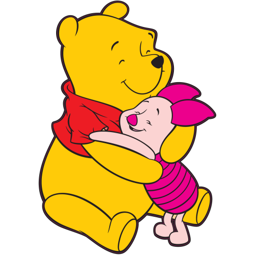 Autocollant Winnie Et Porcinet