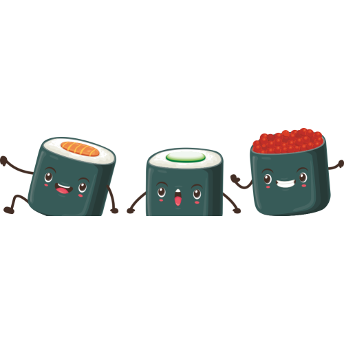 Autocollant Sushi 5