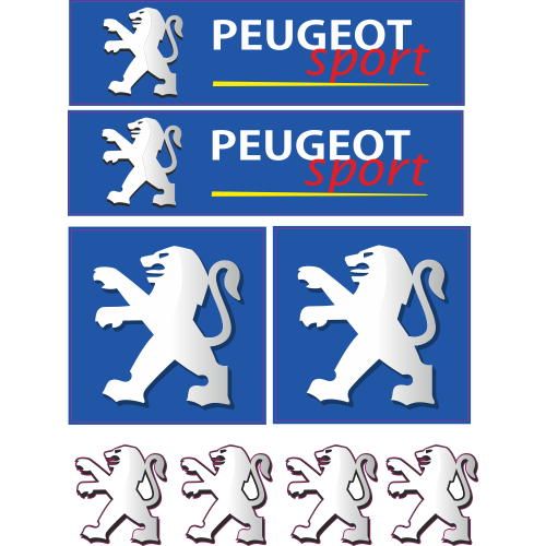 Autocollant Peugeot Sport
