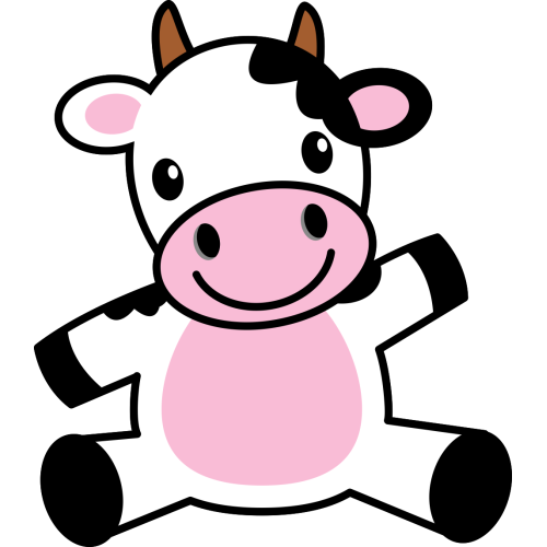 Autocollant Animaux Vache 3