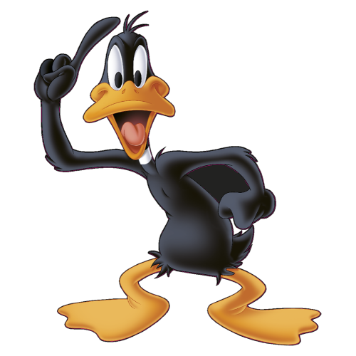 Autocollant Daffy Duck