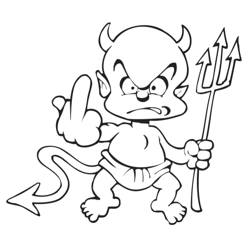 Sticker Petit Diable
