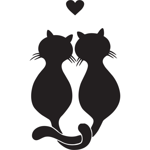 Sticker Chats Amoureux