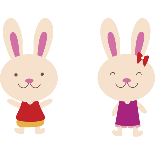 Autocollant Animaux Lapin