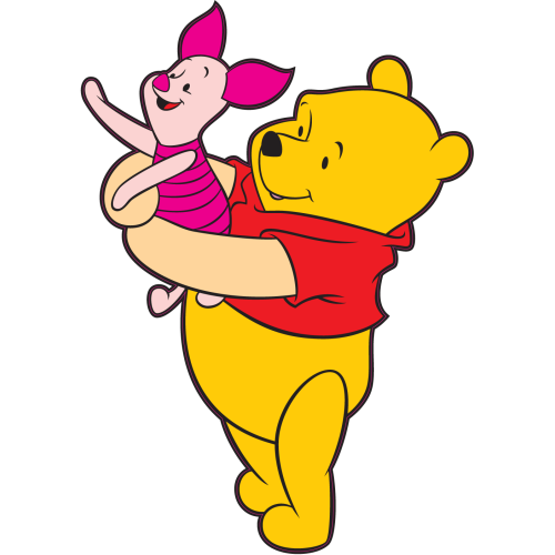 Autocollant Winnie Et Porcinet