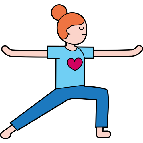 Autocollant Métier Yoga Position 5