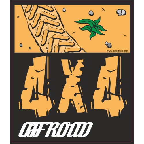 Autocollant 4x4 Off Road