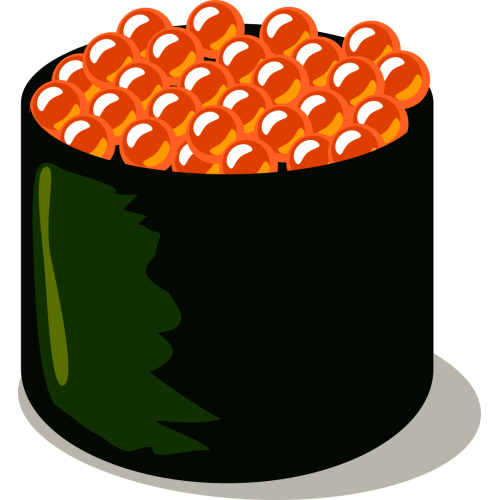 Autocollant Alimentation Japonais Sushi 6