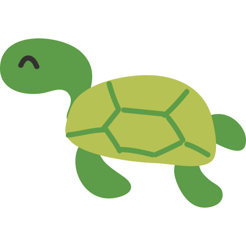 Autocollant Animaux Tortue