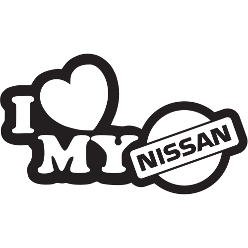 Sticker I Love My Nissan