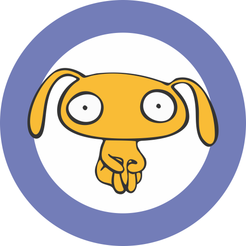 Autocollant Bd 23 Lapin Jaune