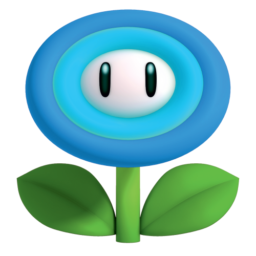 Autocollant Mario Ice Flower