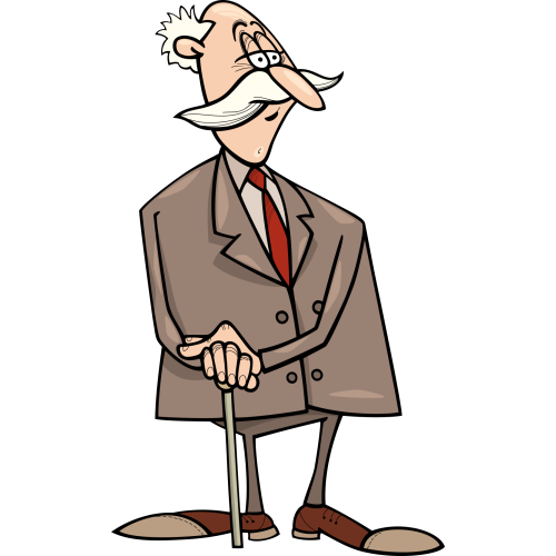 Autocollant Personnes âgées 6