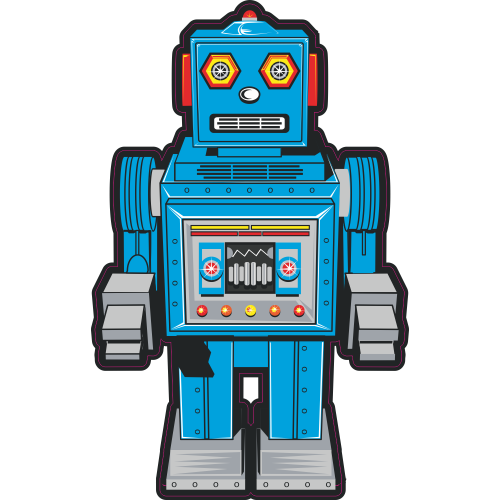 Autocollant Robot