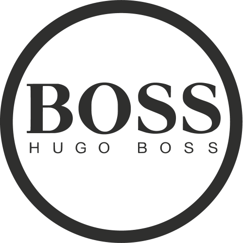 Sticker Hugo Boss Fond Transparent