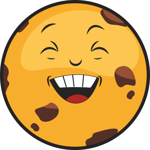 Autocollant Pâtisserie Cookie Smiley 2