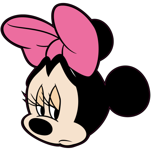 Autocollant Tete Minnie