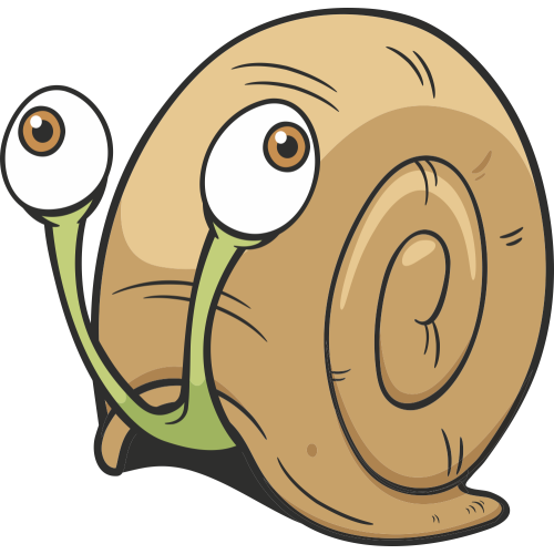 Autocollant Enfant Escargot Coquille