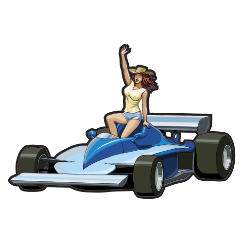 Autocollant Sexy Femme