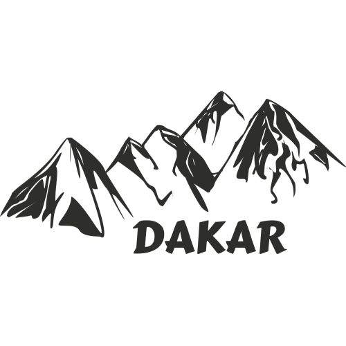 Sticker Montagne Dakar