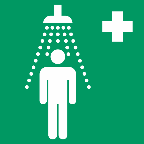 Autocollant Signalisation Douche De Sécurité 2
