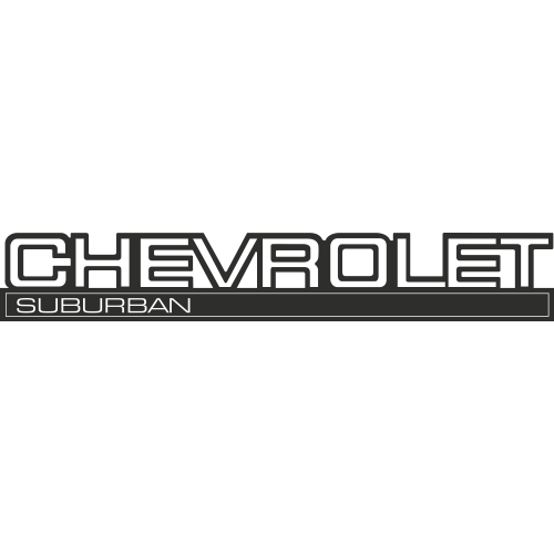 Sticker Chevrolet Suburban
